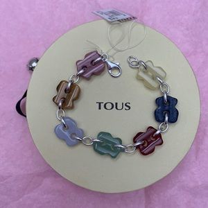 NWT Tous Cruise Gemstone Silver Bracelet B